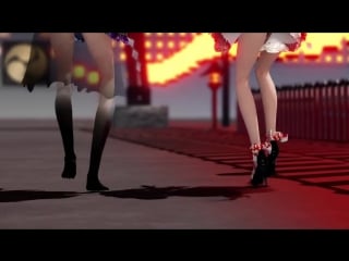 Mmd 林檎花火とソーダの海 ringo hanabi to soda no umi r(720p 60fps)