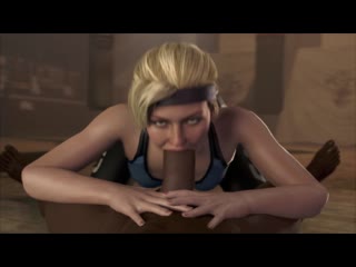 Cassie cage oral sex; minet; blowjob; deepthroat; facefuck; 3d sex porno hentai; [mortal kombat]