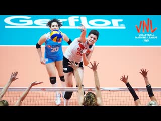 Best volleyball actions by ebrar karakurt womens vnl 2019