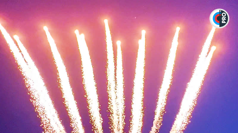 Музыкальный парковый фейерверк с высотным салютом!