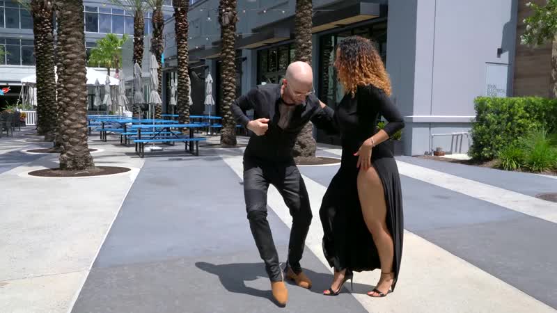 Jorge burgos and tanja kensinger bachata dancing in orlando, florida
