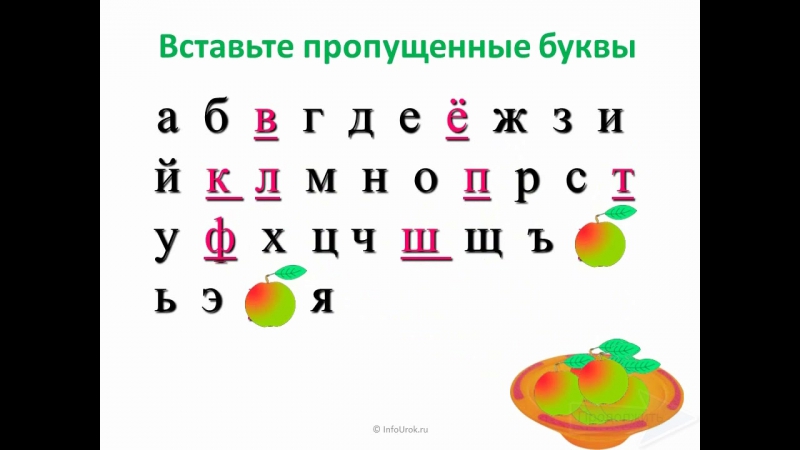 Русский алфавит или азбука