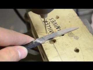 Making a folding bullet knife