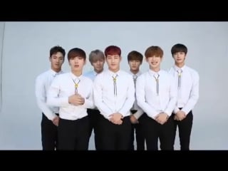 [raw|][14 12 2015] girl scout ambassadors monsta x message