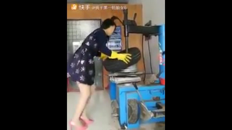 Шиномонтаж должен быть красивым © видеожесть