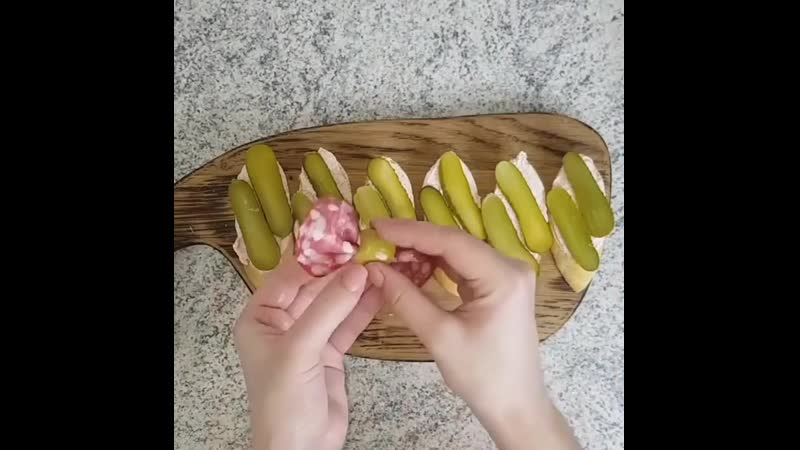 Усные и красивые бутерброды