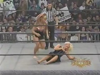 Wcw madusa vs mona evening gown match