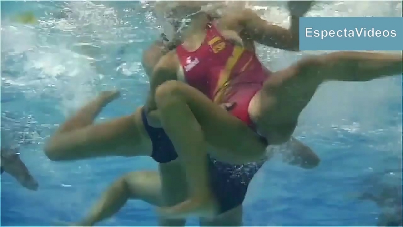 Womens water polo what happens underwater