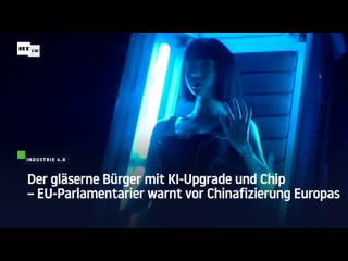 Der gläserne bürger mit ki upgrade und chip – eu parlamentarier warnt vor chinafizierung europas