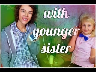 Whisper & speech jammer challenge / with younger sister 10+