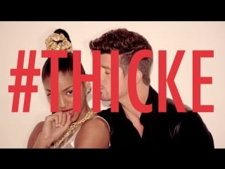 Robin thicke blurred lines ft t i, pharrell (unrated version) sex секси голая сиськи