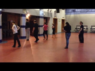 Клуб спортивного бального танца "баланс" группа взрослые (хобби) начинающие, чача, спустя 2 4 месяца обучения