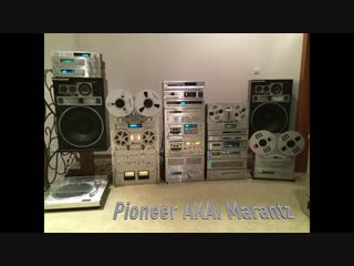 Pioneer, akai, marantz, vintage hifi mega set