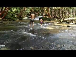 Air terjun aji di sanggau, kalimantan barat