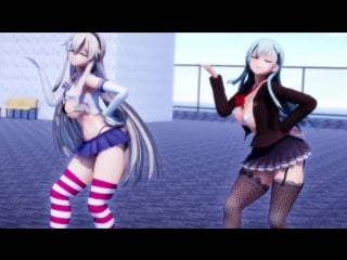 【mmd艦これ】鈴谷と島風でkiller lady [uhd4k60fps]