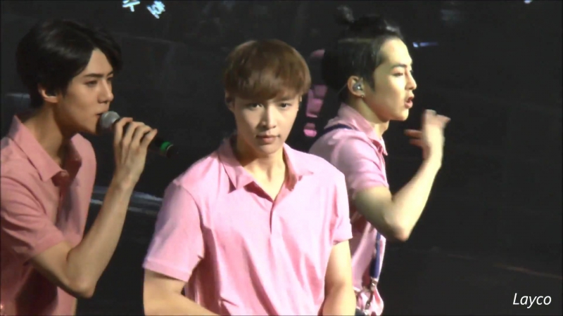 [fancam] 150718 the exo'luxion in beijing d 1 @ exo's lay lucky, 3 6 5