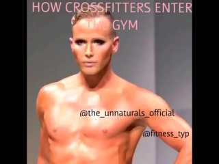 How cross fitters enter the gym