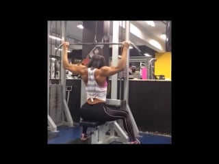 Alessandra pinheiro ¦ ifbb pro figure brazilian fitness model uper body workout motivation!