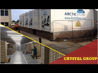 Crystal group reefer containers excellent solution for fast, low cost and reliable storage space