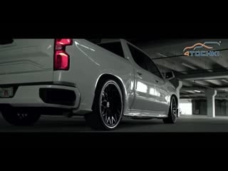 Chevrolet silverado на дисках vossen hybrid forged hf6 3 на 4точки шины и диски 4точки wheels