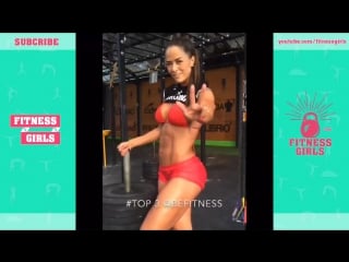 Tatiana ussa girardi crossfit workouts for women in gym hot posing