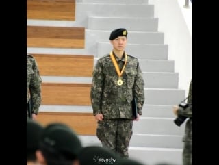 160316 army training completion ceremony fancam