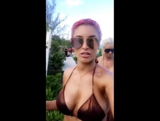 Maryse via eva marie's snapchat