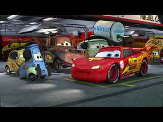 Тачки 2 / cars 2 bonus animation pit stop