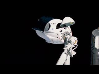 Edited a sped up video of the dm 1 dragon 2 docking