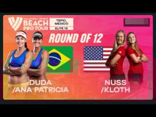 Ana patricia/duda bra v nuss/kloth usa womens round of 12 tepic 2023