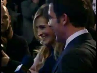 Julia roberts and clive owen promoting duplicity in paris (2009)