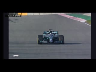 F1 2019 barcelona test day 1 valtteri bottas | mercedes w10 pure sound!