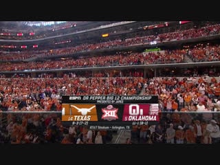 Ncaaf 2018 / big xii championship / (14) texas longhorns (6) oklahoma sooners / 2н / en