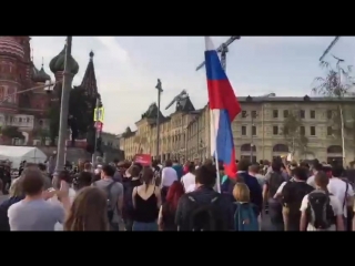 В москве дошли до красной площади