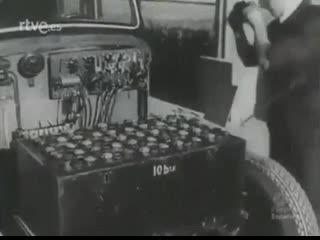 Electric car battery replacement, barcelona, 80 years ago