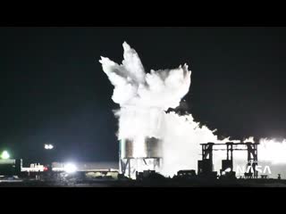 Spacex boca chica sn7 1 tested to failure slow motion replay