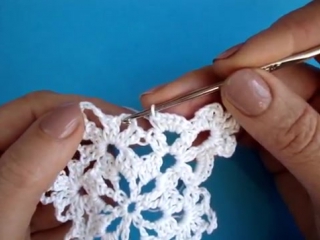 Shibori live how to crochet snowflake снежинка pattern for free вязание крючком