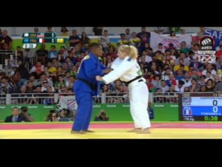 Kayla harrison (usa) vs audrey tcheumeo (fra) второе олимпийское золото кайлы харрисон