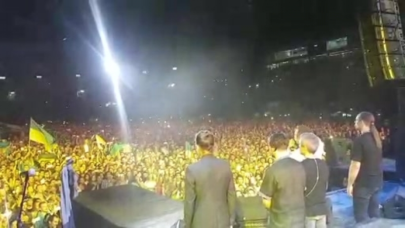 Сеть взорвало видео как океан эльзы в харькове вместе со всем стадионом поет ще не вмерла україни