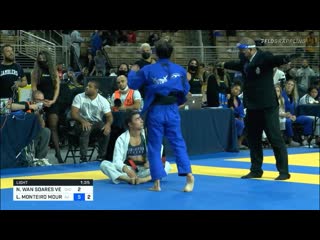 Luiza monteiro vs nathalie ribeiro #ibjjfpan2020 final light