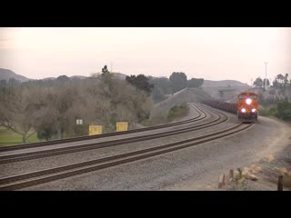 Rare daylight bnsf slab train