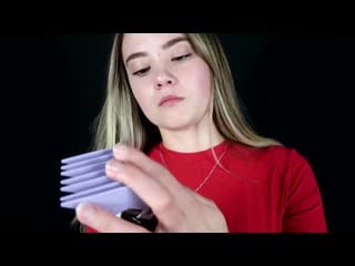 [madi asmr] asmr men's haircut & shave roleplay! crinkles, scissor sounds, hand movements, whispering