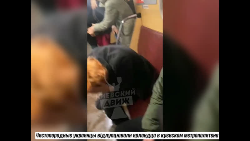 Чистопородные украинцы відлупцювали ирландца в куевском метрополитене