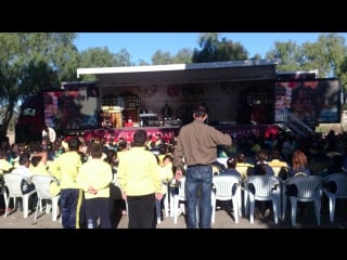 A concert in turkish scholl in guzelyurt