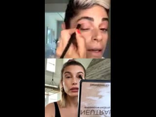 Glam in sweatpants with hailey bieber and dendoll • bareminerals