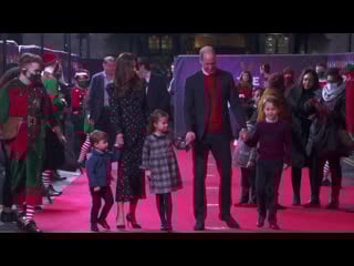 Prince george, princess charlotte and prince louis join parents at panto