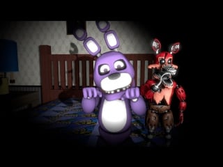 [sfm fnaf] bonzi bonnie and small nightmare foxy