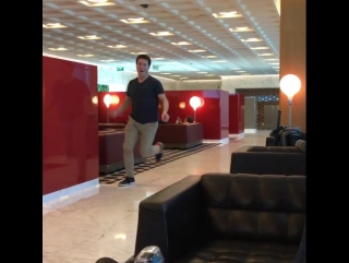 Still having fun despite security experience @qantas jb