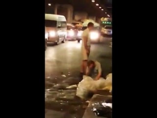 Farang guy behaving badly on sukhumvit soi 11