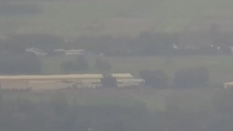 Минобороны армении выложило видео уничтожения азербайджанского склада, в котором хранились нефтепродукты